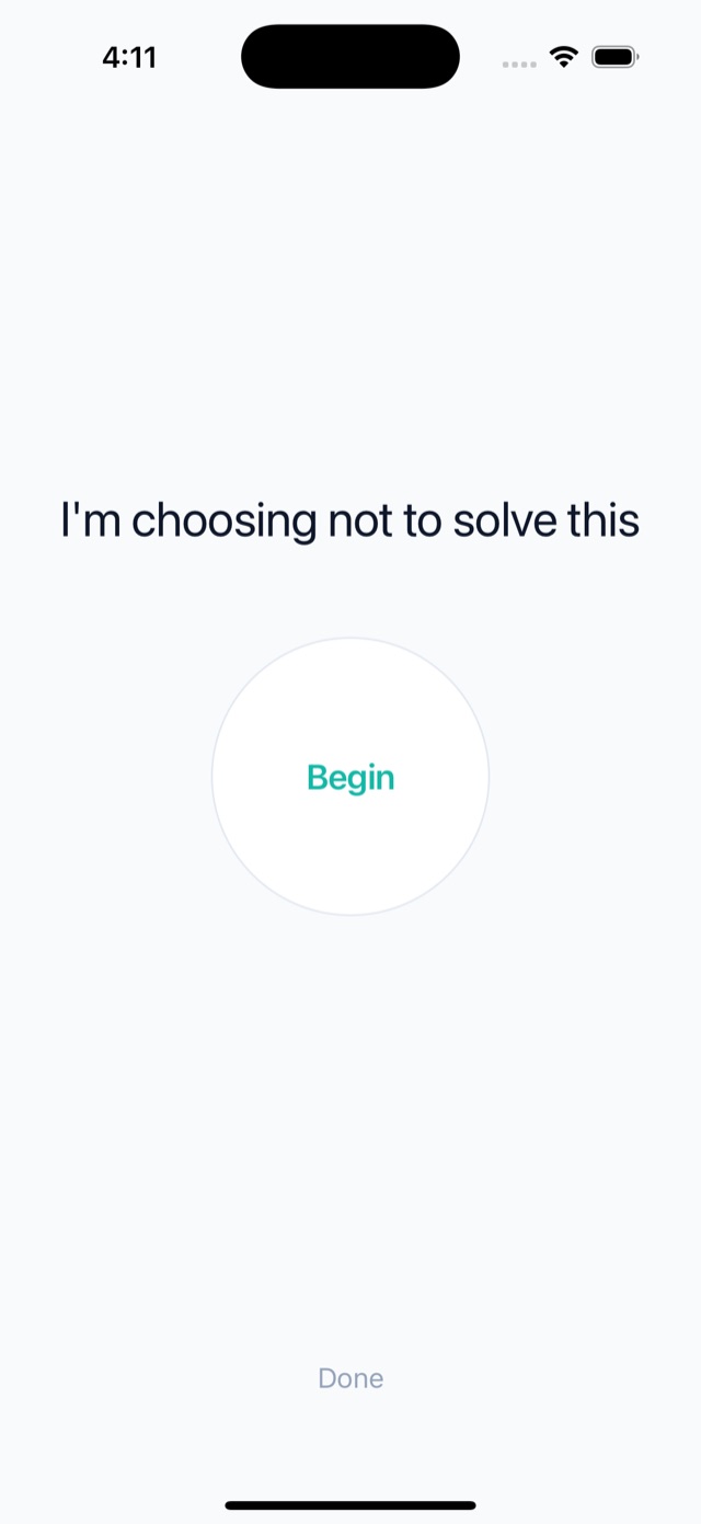I'm choosing not to solve this
