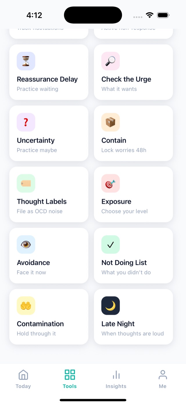 Practice tools list